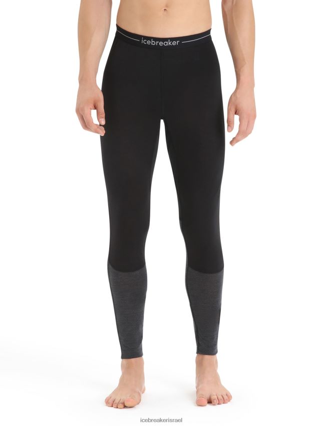 הַלבָּשָׁה Icebreaker חותלות תרמיות 125 zoneknit מרינו אברש שחור/סילון גברים 42N8VN169