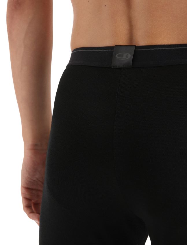 הַלבָּשָׁה Icebreaker מרינו 175 חותלות תרמיות יומיומיות שָׁחוֹר גברים 42N8VN157