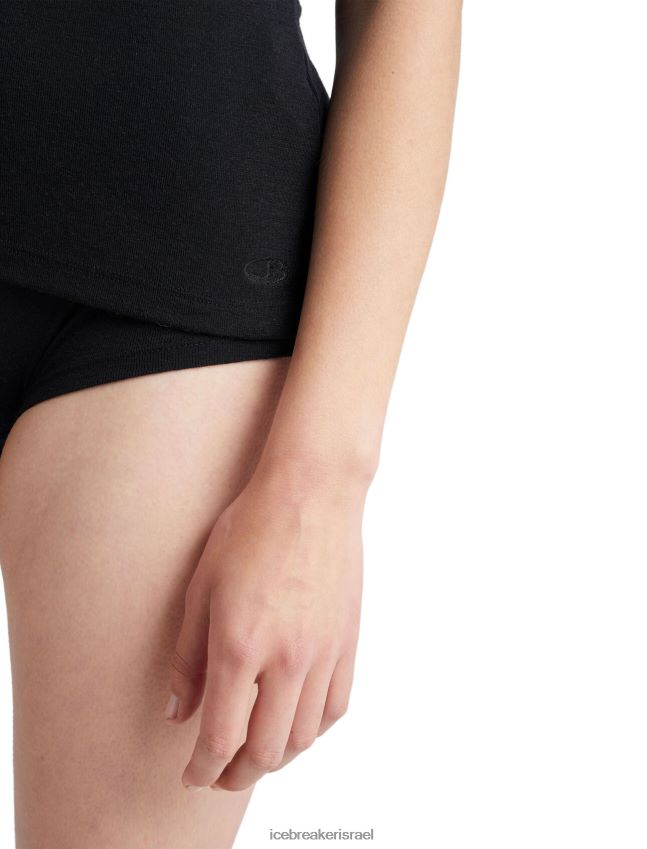 הַלבָּשָׁה Icebreaker מרינו 175 סינגל תרמי קאמי יומיומי שָׁחוֹר נשים 42N8VN499