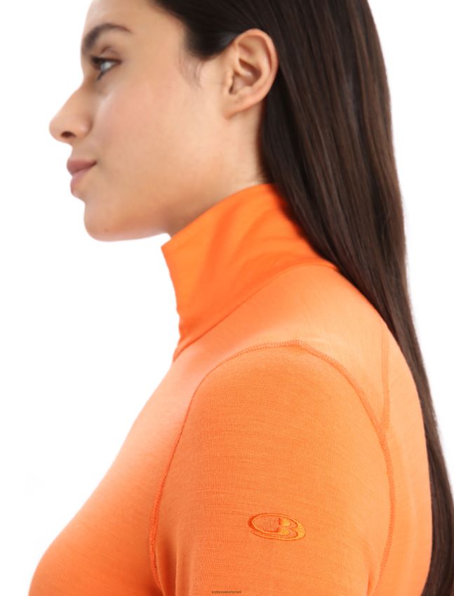 הַלבָּשָׁה Icebreaker מרינו 200 אואזיס שרוול ארוך חצי רוכסן עליון תרמי הֶבזֵק נשים 42N8VN899