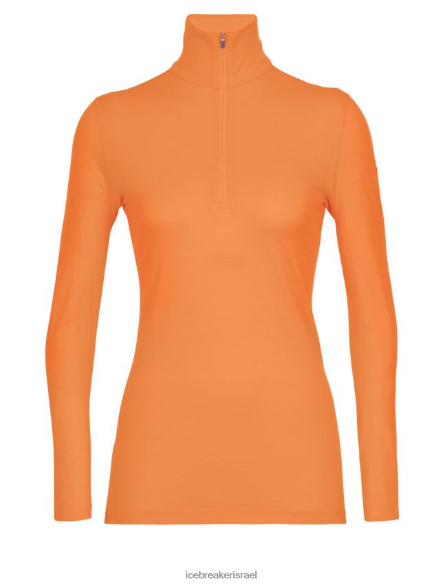 הַלבָּשָׁה Icebreaker מרינו 200 אואזיס שרוול ארוך חצי רוכסן עליון תרמי הֶבזֵק נשים 42N8VN899