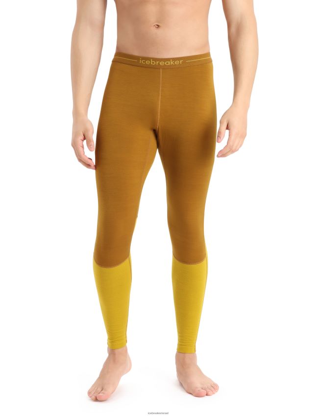 הַלבָּשָׁה Icebreaker חותלות תרמיות 200 zoneknit מרינו ציפורן/זהב שקט גברים 42N8VN431