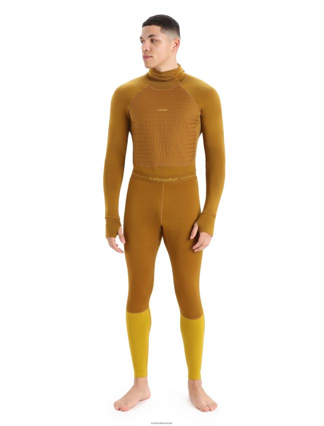 הַלבָּשָׁה Icebreaker חותלות תרמיות 200 zoneknit מרינו ציפורן/זהב שקט גברים 42N8VN431