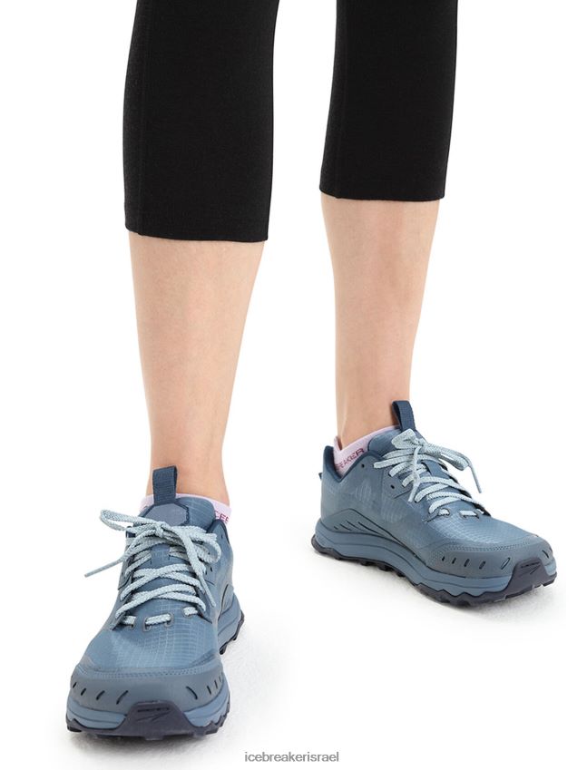 הַלבָּשָׁה Icebreaker טייץ מרינו פאסטריי גבוה 3/4 שָׁחוֹר נשים 42N8VN737