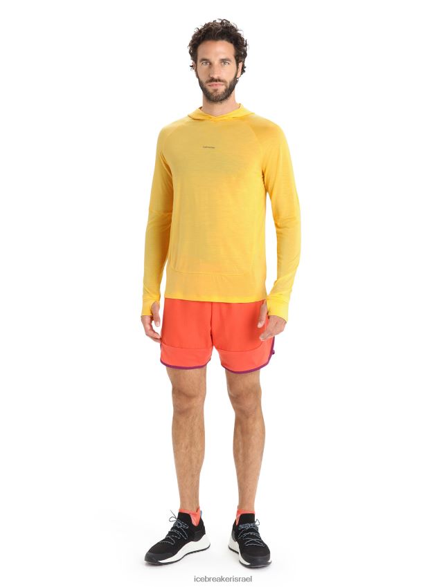 הַלבָּשָׁה Icebreaker קפוצ'ון מגניב לייט מרינו עם שרוולים ארוכים קַיִץ גברים 42N8VN193