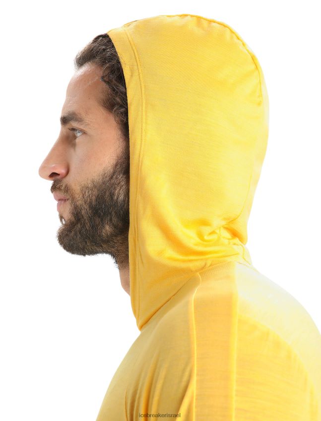 הַלבָּשָׁה Icebreaker קפוצ'ון מגניב לייט מרינו עם שרוולים ארוכים קַיִץ גברים 42N8VN193