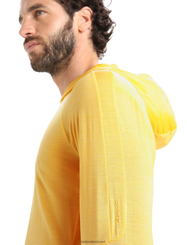 הַלבָּשָׁה Icebreaker קפוצ'ון מגניב לייט מרינו עם שרוולים ארוכים קַיִץ גברים 42N8VN193