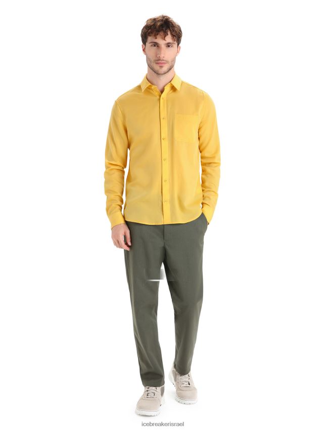 הַלבָּשָׁה Icebreaker חולצת מרינו סטיבסטון עם שרוולים ארוכים קַיִץ גברים 42N8VN195