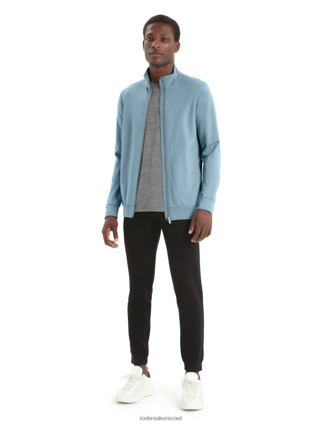 הַלבָּשָׁה Icebreaker רוכסן מרינו מרכזי קלאסי עם שרוול ארוך כחול אסטרלי גברים 42N8VN210