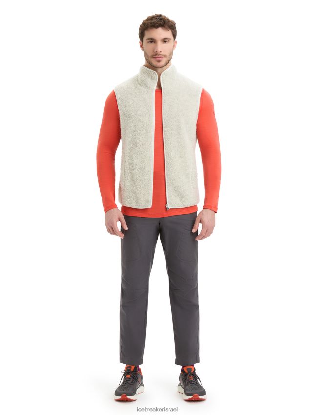 הַלבָּשָׁה Icebreaker וסט מרינו ריאלפליז אקרו אברש/שלג גברים 42N8VN234