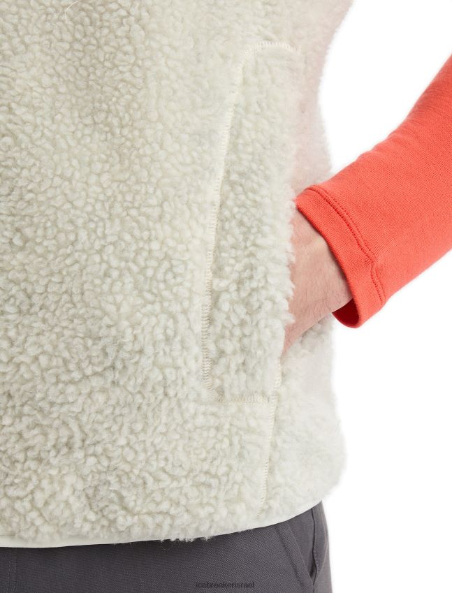 הַלבָּשָׁה Icebreaker וסט מרינו ריאלפליז אקרו אברש/שלג גברים 42N8VN234