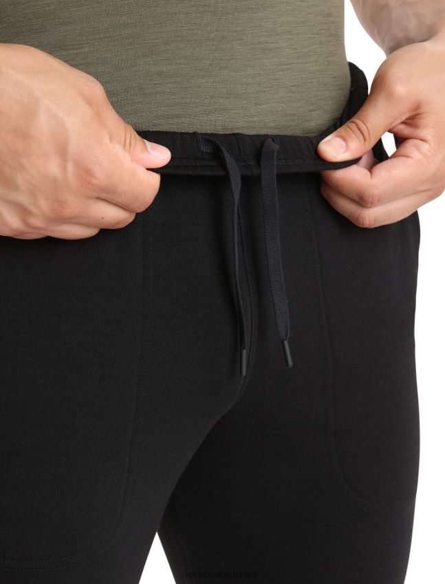 הַלבָּשָׁה Icebreaker מכנסי מרינו שיפטר שָׁחוֹר גברים 42N8VN247