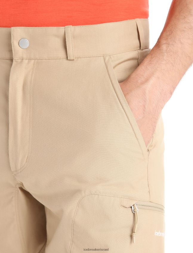 הַלבָּשָׁה Icebreaker מכנסי טיול מרינו חוֹל גברים 42N8VN253