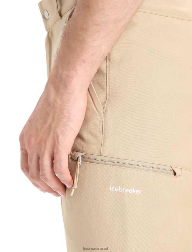 הַלבָּשָׁה Icebreaker מכנסי טיול מרינו חוֹל גברים 42N8VN253