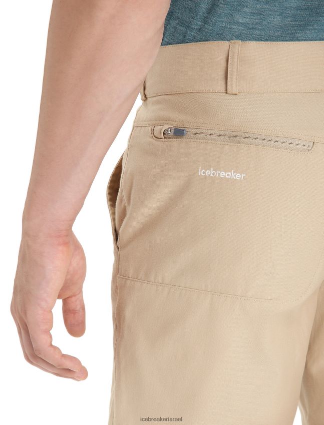 הַלבָּשָׁה Icebreaker מכנסי טיולי מרינו חוֹל גברים 42N8VN255