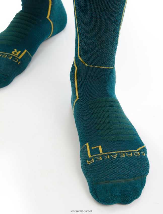 אביזרים Icebreaker סקי מרינו+ בינוני מעל גרבי השוק תהילה ירוקה/לודן גברים 42N8VN284