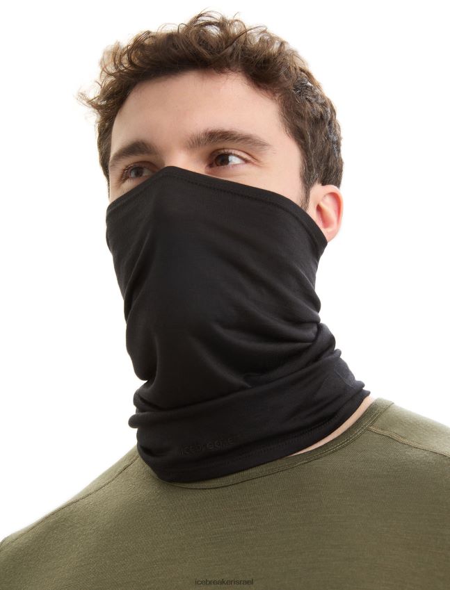 אביזרים Icebreaker מצנח מרינו פלקסי מגניב לייט שָׁחוֹר לִשְׁנֵי הַמִינִים 42N8VN324