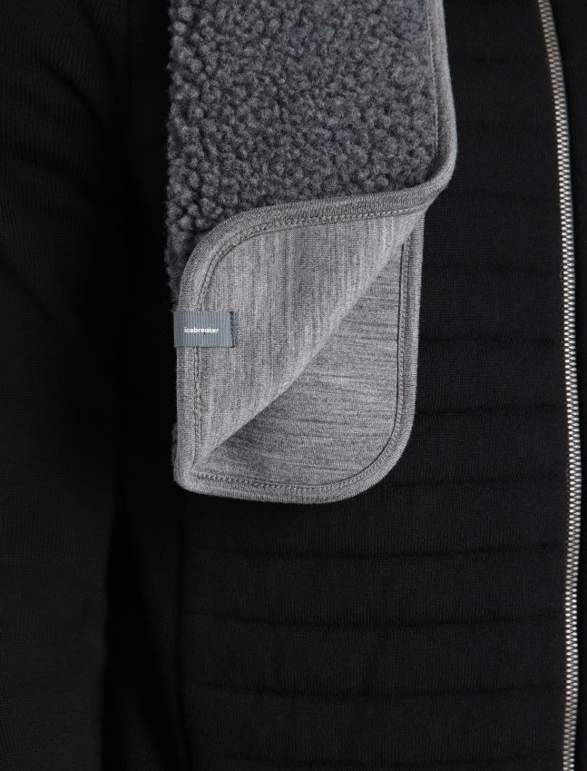 אביזרים Icebreaker צעיף ריאלפליז מרינו עם ערימות גבוהות אברש גריט לִשְׁנֵי הַמִינִים 42N8VN338