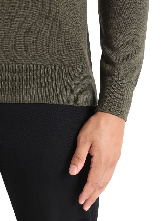 הַלבָּשָׁה Icebreaker סווטשירט סוודר מרינו נובה מגניב-לייט לודן גברים 42N8VN424