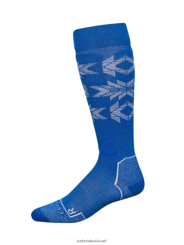 אביזרים Icebreaker מרינו סקי+ קל מעל גרבי השוק מורשת הסקי לזוריט/שלג גברים 42N8VN458