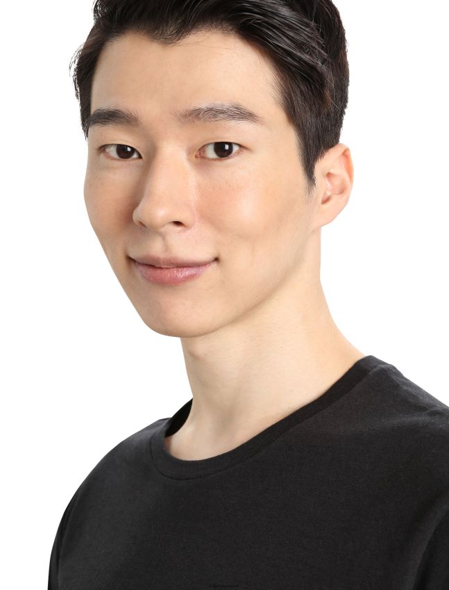 הַלבָּשָׁה Icebreaker טי שירט קלאסית מרינו מרכזית עם שרוולים קצרים שָׁחוֹר גברים 42N8VN47