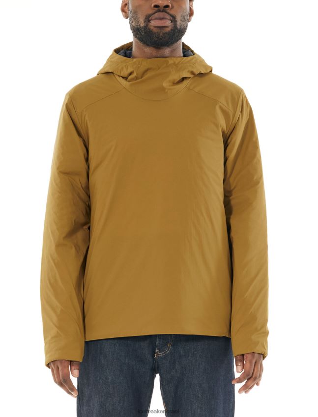 הַלבָּשָׁה Icebreaker סוודר קפוצ'ון עם שרוול ארוך מערינולופט קָארִי גברים 42N8VN497