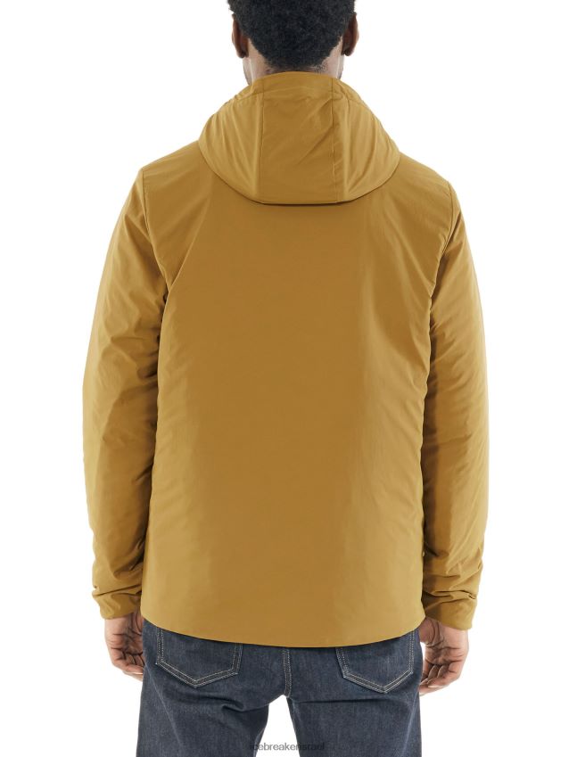 הַלבָּשָׁה Icebreaker סוודר קפוצ'ון עם שרוול ארוך מערינולופט קָארִי גברים 42N8VN497