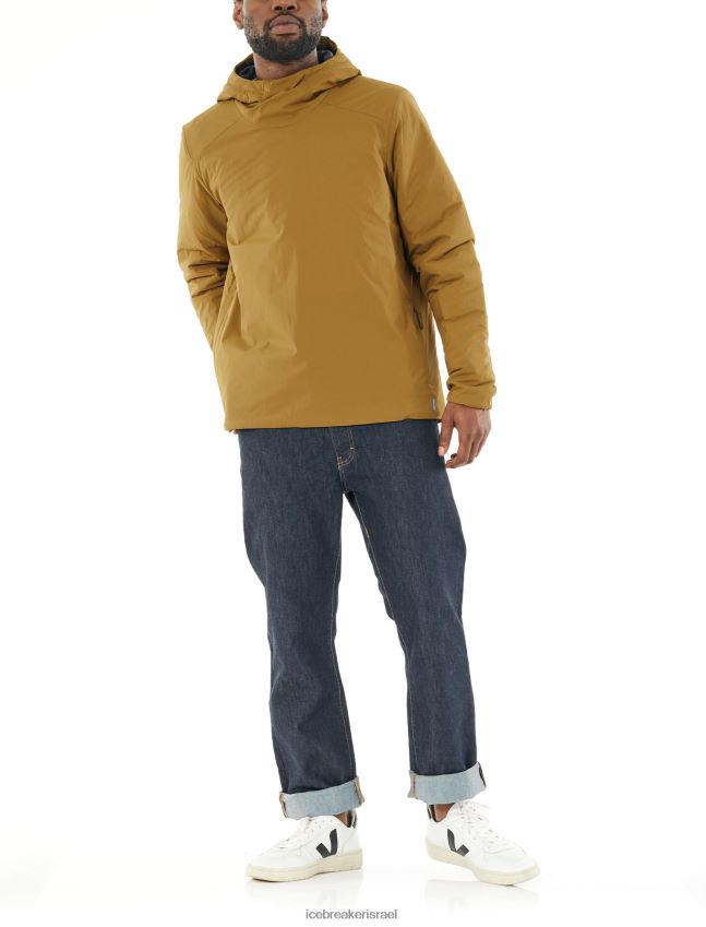 הַלבָּשָׁה Icebreaker סוודר קפוצ'ון עם שרוול ארוך מערינולופט קָארִי גברים 42N8VN497