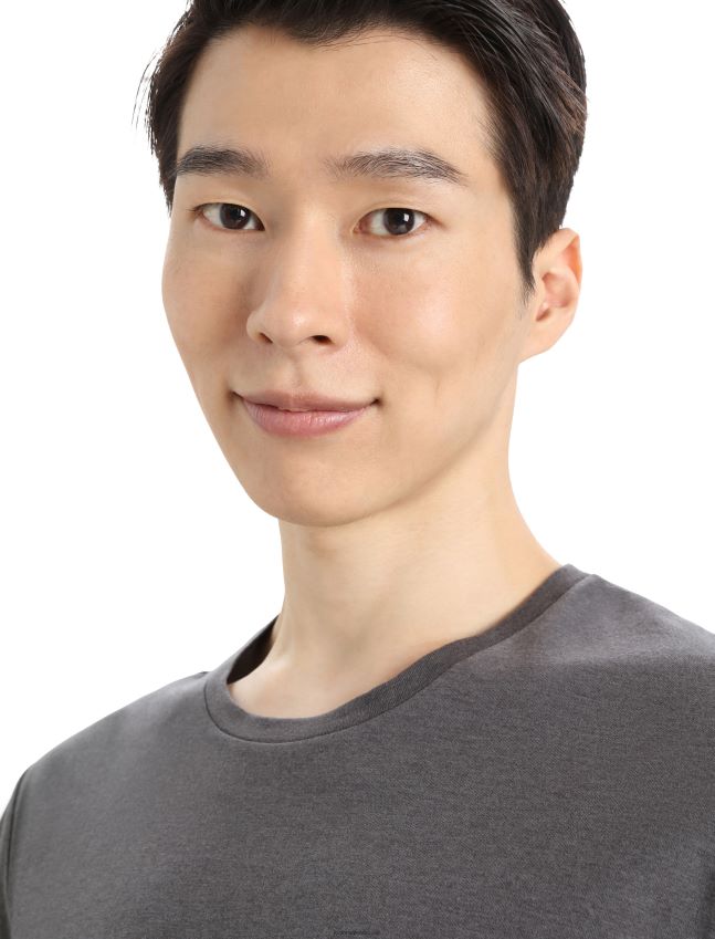 הַלבָּשָׁה Icebreaker טי שירט קלאסית מרינו מרכזית עם שרוולים קצרים מוּנסוֹן גברים 42N8VN49