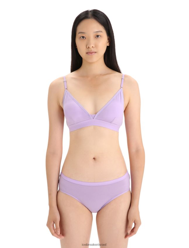 הַלבָּשָׁה Icebreaker חזייה מרופדת צפירת מרינו מבט סגול נשים 42N8VN511