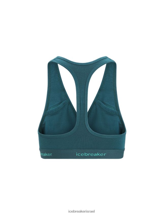 הַלבָּשָׁה Icebreaker חזיית מרינו ספרייט רייסרבק תהילה ירוקה נשים 42N8VN525