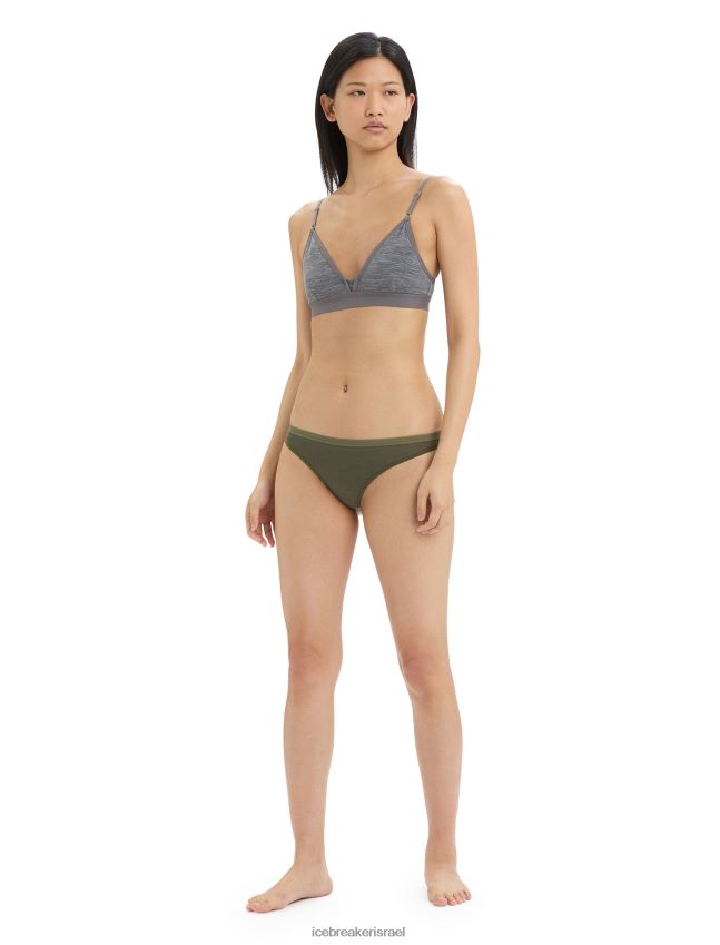 הַלבָּשָׁה Icebreaker חזיית מרינו סירנה אברש גריט נשים 42N8VN527