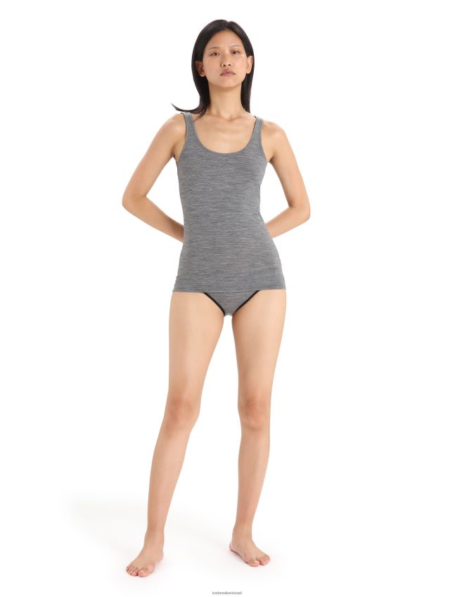 הַלבָּשָׁה Icebreaker גופיית מרינו סירנה אברש גריט נשים 42N8VN529