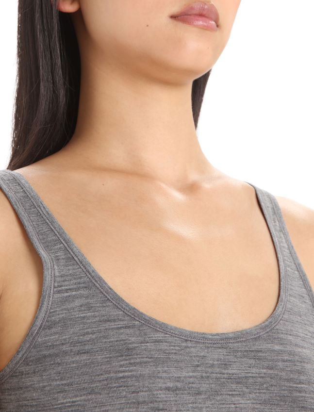 הַלבָּשָׁה Icebreaker גופיית מרינו סירנה אברש גריט נשים 42N8VN529