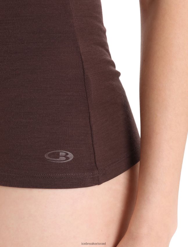 הַלבָּשָׁה Icebreaker גופיית מרינו סירנה חוּם אֲדַמדַם נשים 42N8VN535