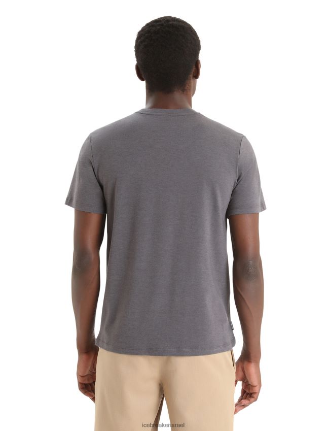 הַלבָּשָׁה Icebreaker סיפור חולצת טריקו עם שרוולים קצרים מרינו מרכזי מוּנסוֹן גברים 42N8VN53