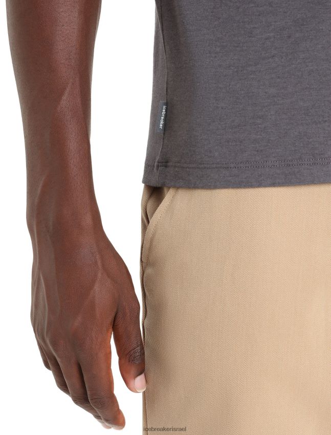 הַלבָּשָׁה Icebreaker סיפור חולצת טריקו עם שרוולים קצרים מרינו מרכזי מוּנסוֹן גברים 42N8VN53