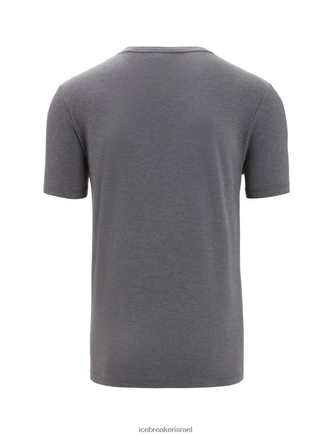 הַלבָּשָׁה Icebreaker סיפור חולצת טריקו עם שרוולים קצרים מרינו מרכזי מוּנסוֹן גברים 42N8VN53