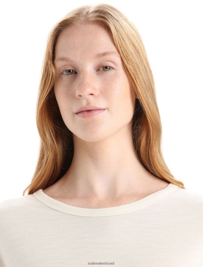 הַלבָּשָׁה Icebreaker חולצת טריקו עם שרוול קצר גִיר נשים 42N8VN625