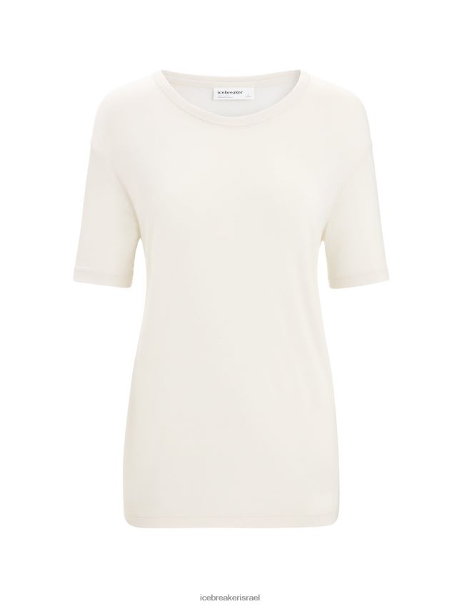 הַלבָּשָׁה Icebreaker חולצת טריקו עם שרוול קצר גִיר נשים 42N8VN625