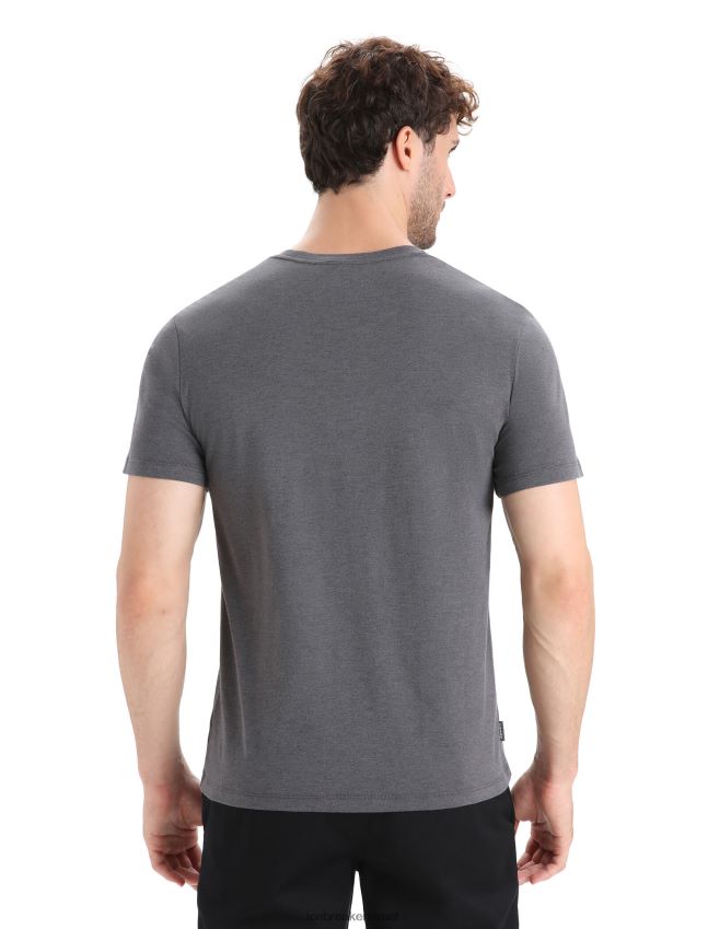 הַלבָּשָׁה Icebreaker מרינו מרכזי קלאסי חולצת טריקו עם שרוולים קצרים משוט לוטרה מוּנסוֹן גברים 42N8VN62