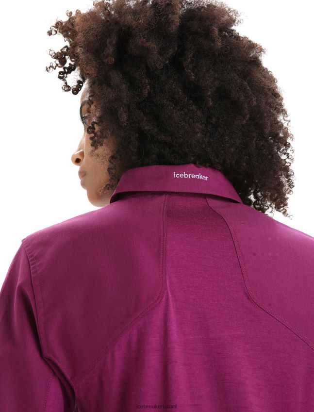 הַלבָּשָׁה Icebreaker טופ מרינו עם שרוולים קצרים ללכת ברי נשים 42N8VN649