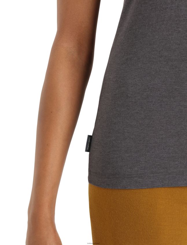 הַלבָּשָׁה Icebreaker טי שירט קלאסית מרינו מרכזית עם שרוולים קצרים מוּנסוֹן נשים 42N8VN652