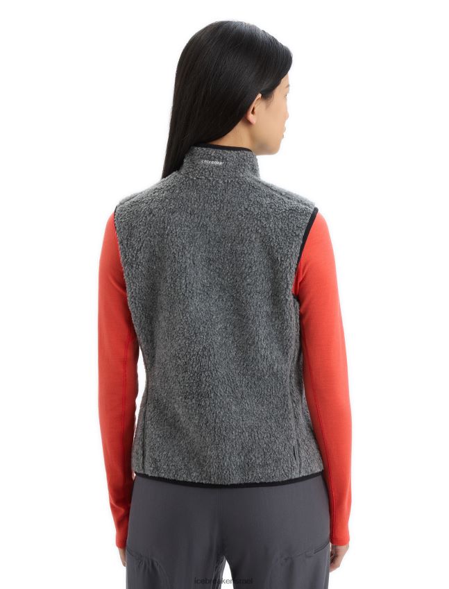 הַלבָּשָׁה Icebreaker וסט מרינו ריאלפליז אברש גריט נשים 42N8VN678