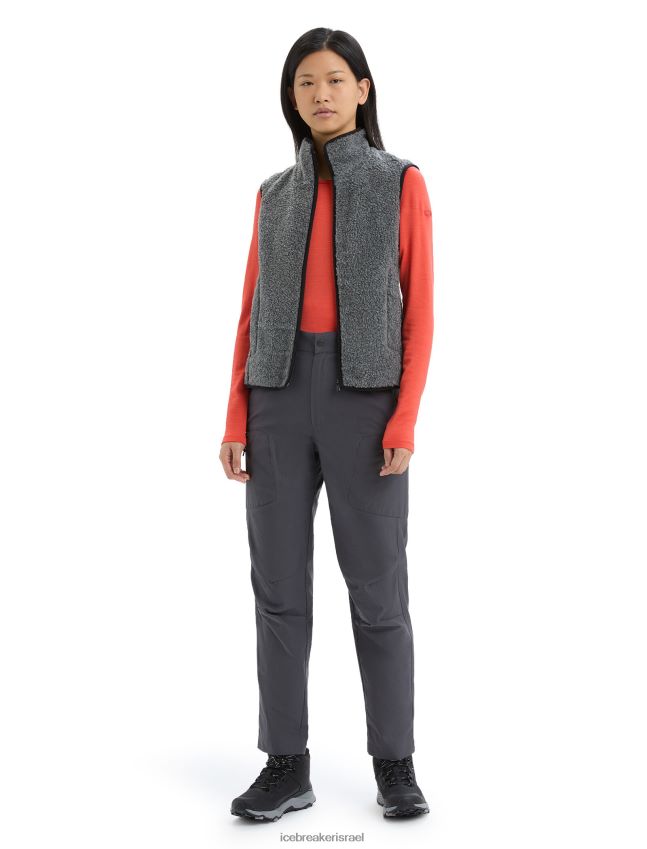 הַלבָּשָׁה Icebreaker וסט מרינו ריאלפליז אברש גריט נשים 42N8VN678