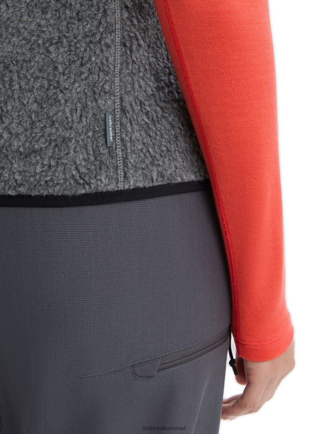 הַלבָּשָׁה Icebreaker וסט מרינו ריאלפליז אברש גריט נשים 42N8VN678