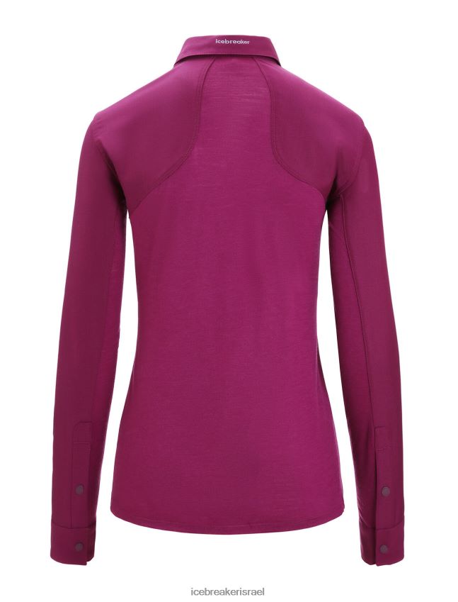 הַלבָּשָׁה Icebreaker טופ מרינו עם שרוול ארוך ללכת ברי נשים 42N8VN692