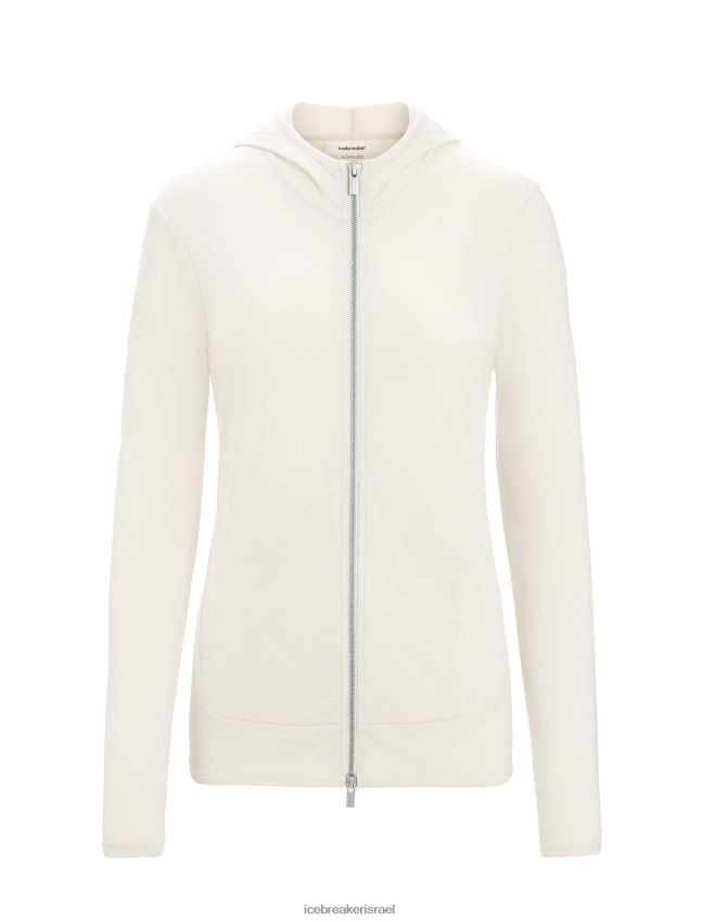 הַלבָּשָׁה Icebreaker קפוצ'ון עם רוכסן שרוולים ארוכים גִיר נשים 42N8VN717