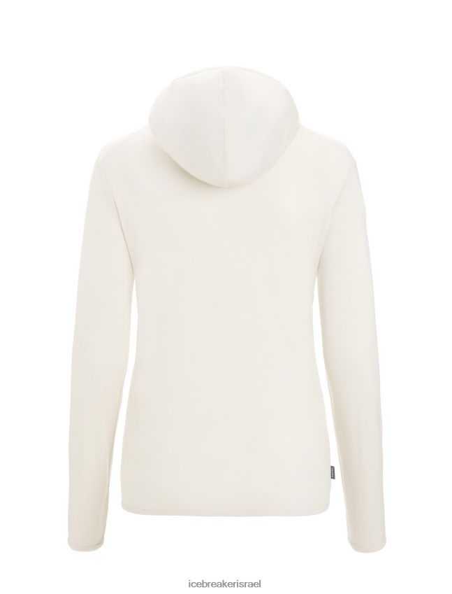 הַלבָּשָׁה Icebreaker קפוצ'ון עם רוכסן שרוולים ארוכים גִיר נשים 42N8VN717