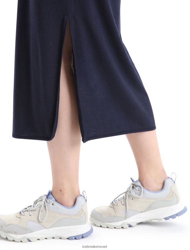 הַלבָּשָׁה Icebreaker שמלת אסם מרינו צי חצות נשים 42N8VN727